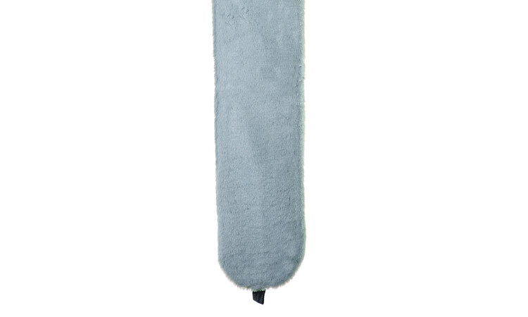 Grey faux fur Long Hot Water Bottle...stylish and cosy!