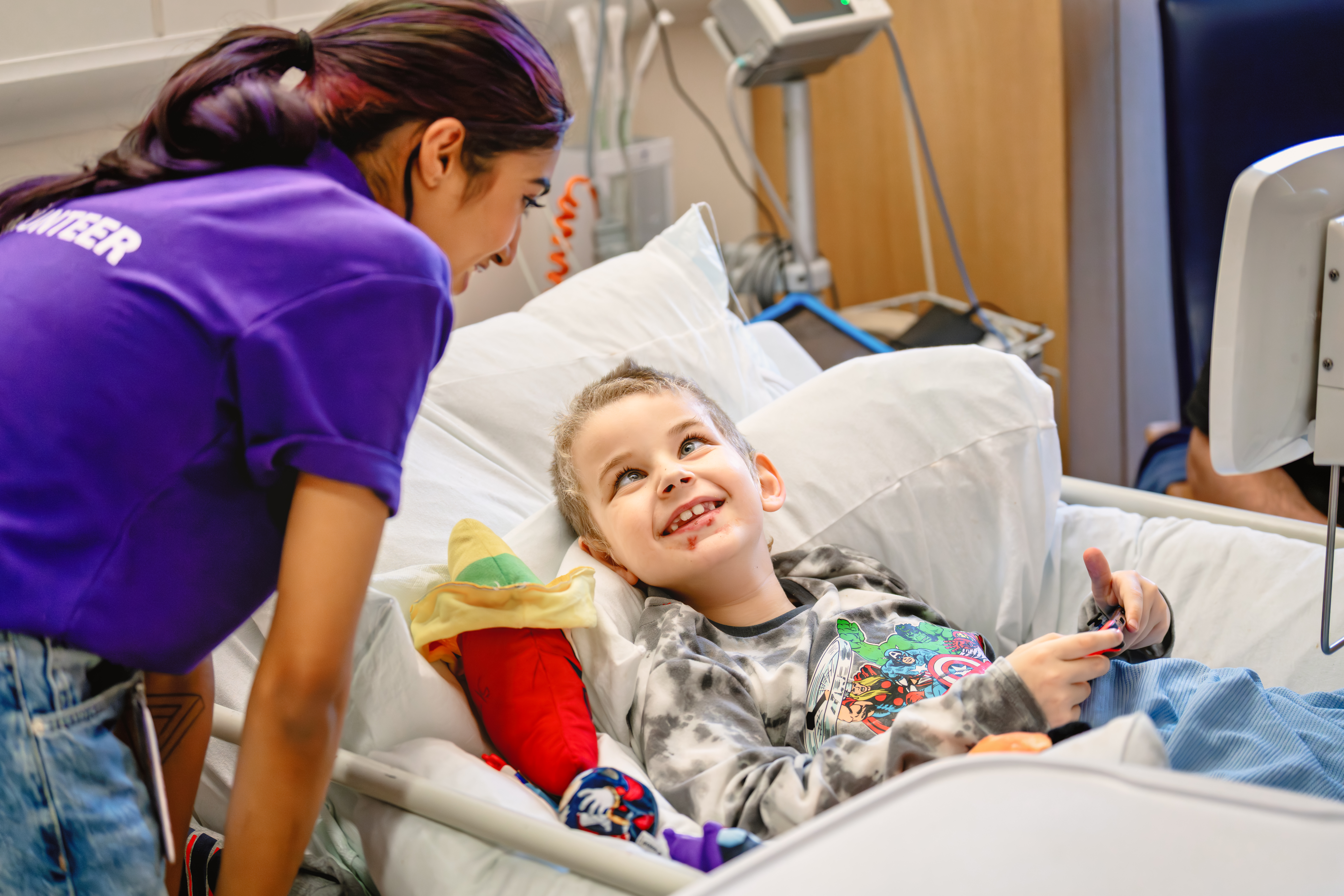 Sam gaming volunteer