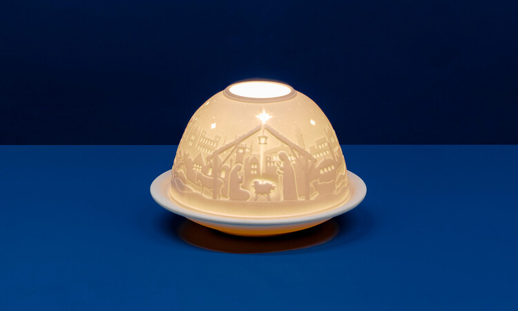 Nativity scene tealight