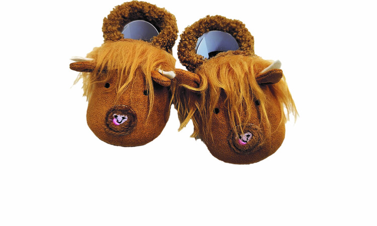 Ziggle Highland Cow Slippers